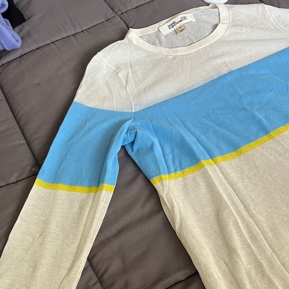 Diane Von Furstenberg Cream Top - Picture 5 of 9